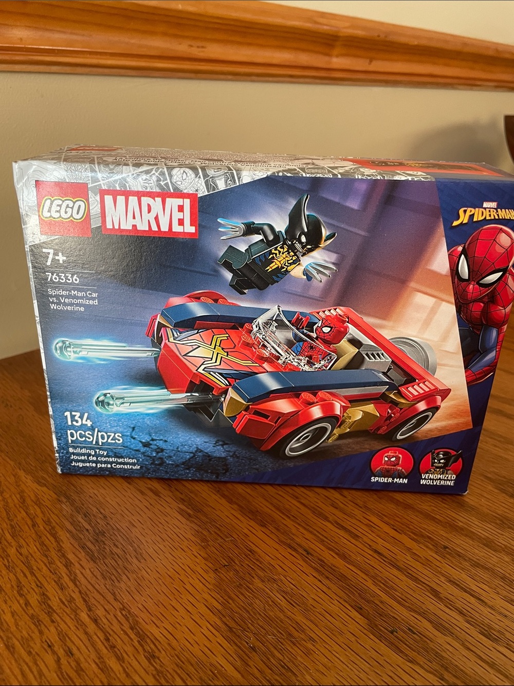 NIB Lego Technic Backhoe Loader & Lego Marvel Spider-Man Car